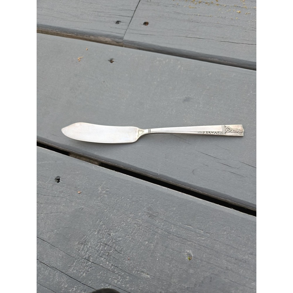 Nobility Plate‎ Reverie Silverplate Butter Spreader Flat Handle Vintage 1937